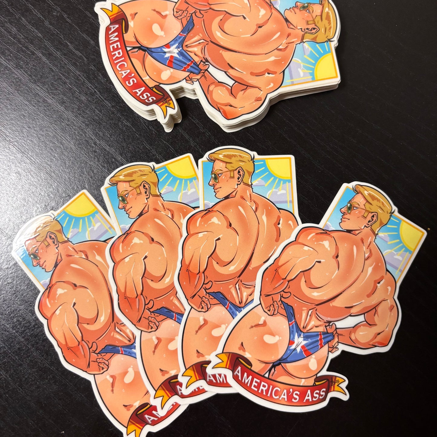 "Americas ASS!"-Patreon Sticker 2025