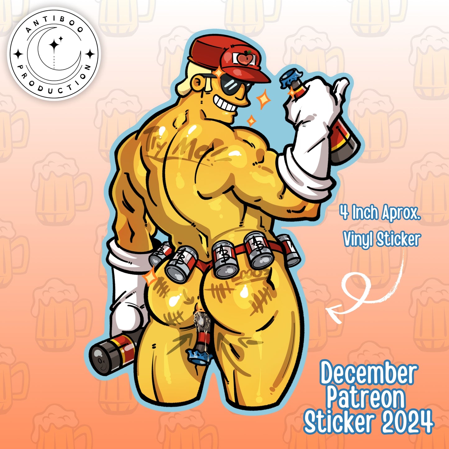 "Peachy Mascot"-Patreon Sticker 2024