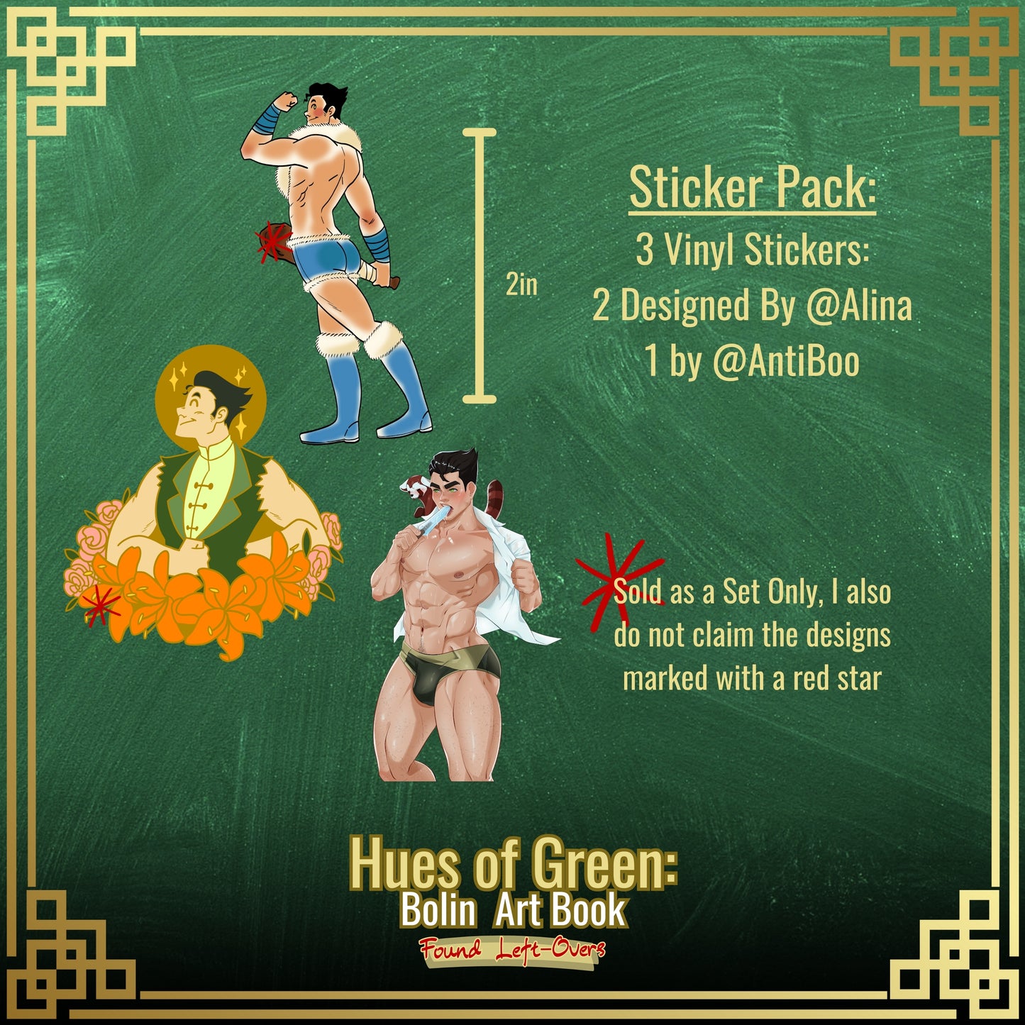 Hues of Green[Bolin ArtBook]: Found Leftovers